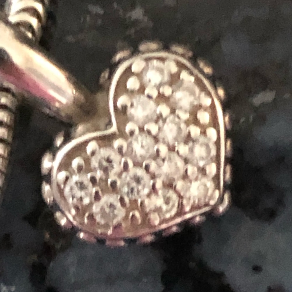 Lagos diamond heart necklace